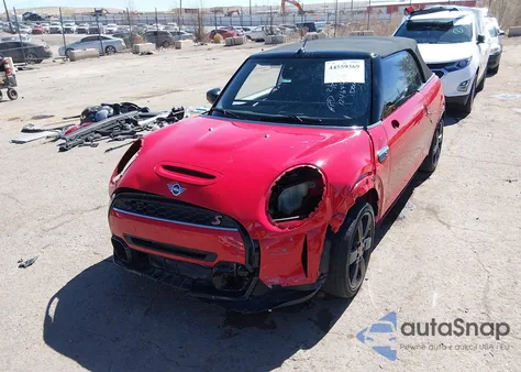 2024 Mini Convertible Cooper S z USA, uszkodzony, nr VIN WMW43DL02R3S11611